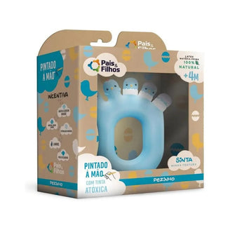 Mordedor Pezinho Azul - Pais & Filhos