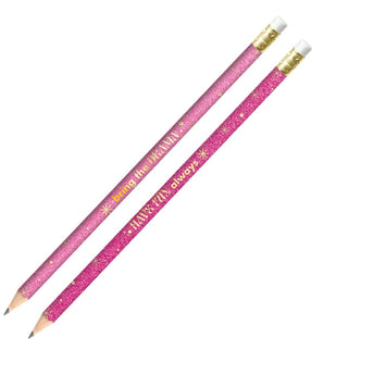 Lápis Preto Com Borracha n. 2 Glitter - Tilibra