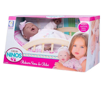 Boneca Ninos Reborn Negra
