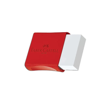 Borracha com cinta plástica Branca - Faber-Castell