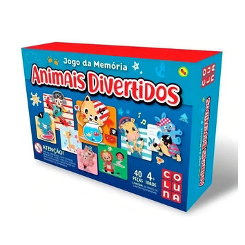 Jogo da Memória Animais Divertidos - Pais & Filhos