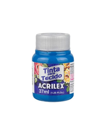 Tinta Tecido Fosca 37 ml  - Azul Ceruleo