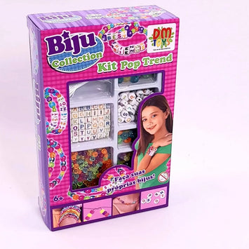 Kit Miçangas Biju Collection Pop Trend - DM Toys
