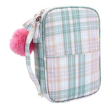 Estojo Box Xadrex com Bolso