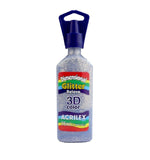 Tinta Dimensional Glitter 3D 35ml - Prata