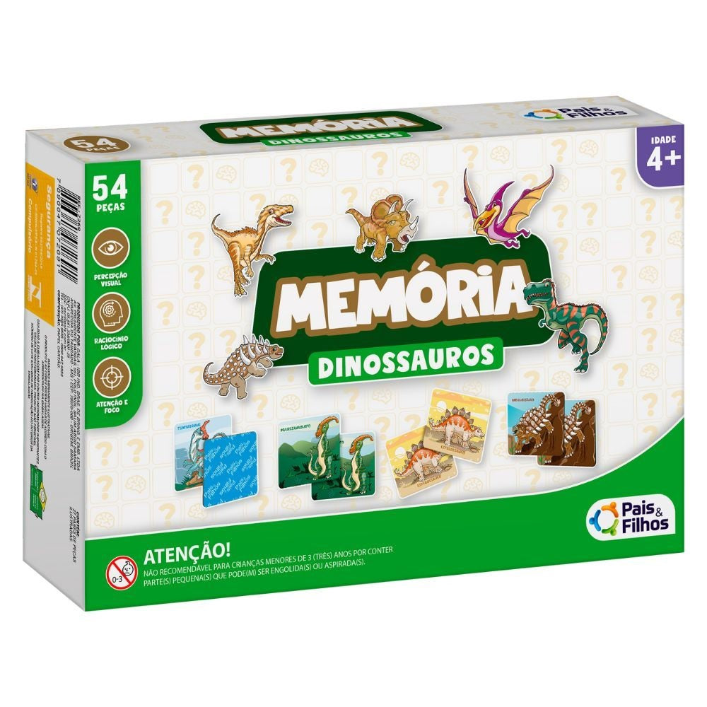 Brinquedo Dinossauros Memória - Pais & Filhos