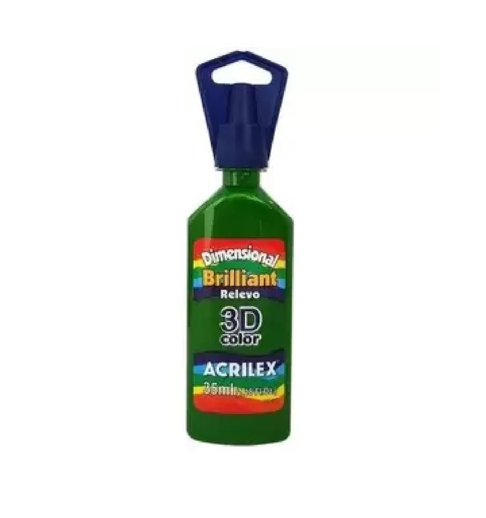 Tinta Dimensional Brilhante 3D 35 ml - Verde Musgo