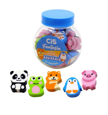 Mini Borrachas Animais
