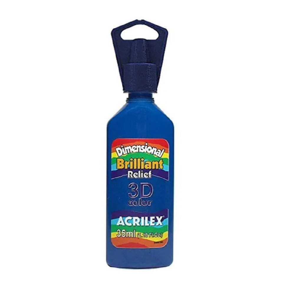 Tinta Dimensional Brilhante 3D 35 ml - Azul Turquesa