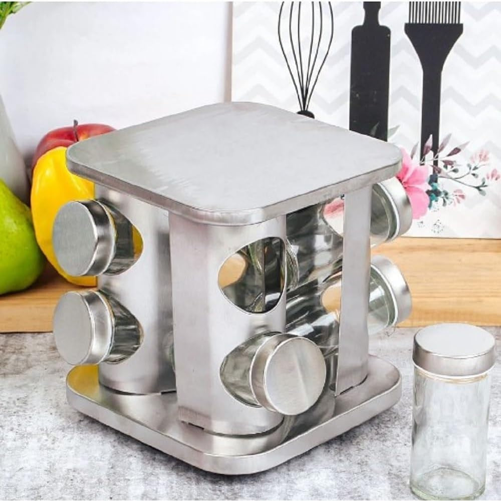 Porta Condimentos Giratório C/8 Peças - Wincy