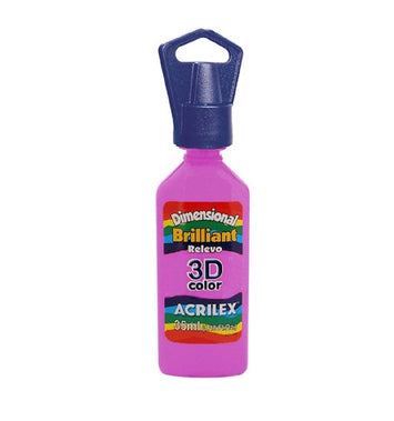 Tinta Dimensional Brilhante 3D - Rosa fuschia