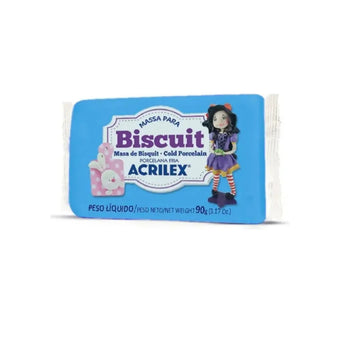 Massa para Biscuit 90g - Azul Celeste