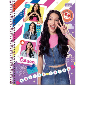 Caderno Luluca 1 Matéria 80 Folhas - Tlibra