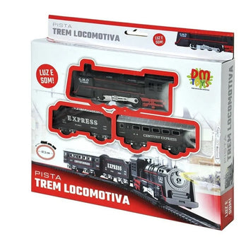 Pista Trem Locomotiva - DM Toys