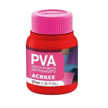 Tinta PVA 37 ml - Vermelho Fogo
