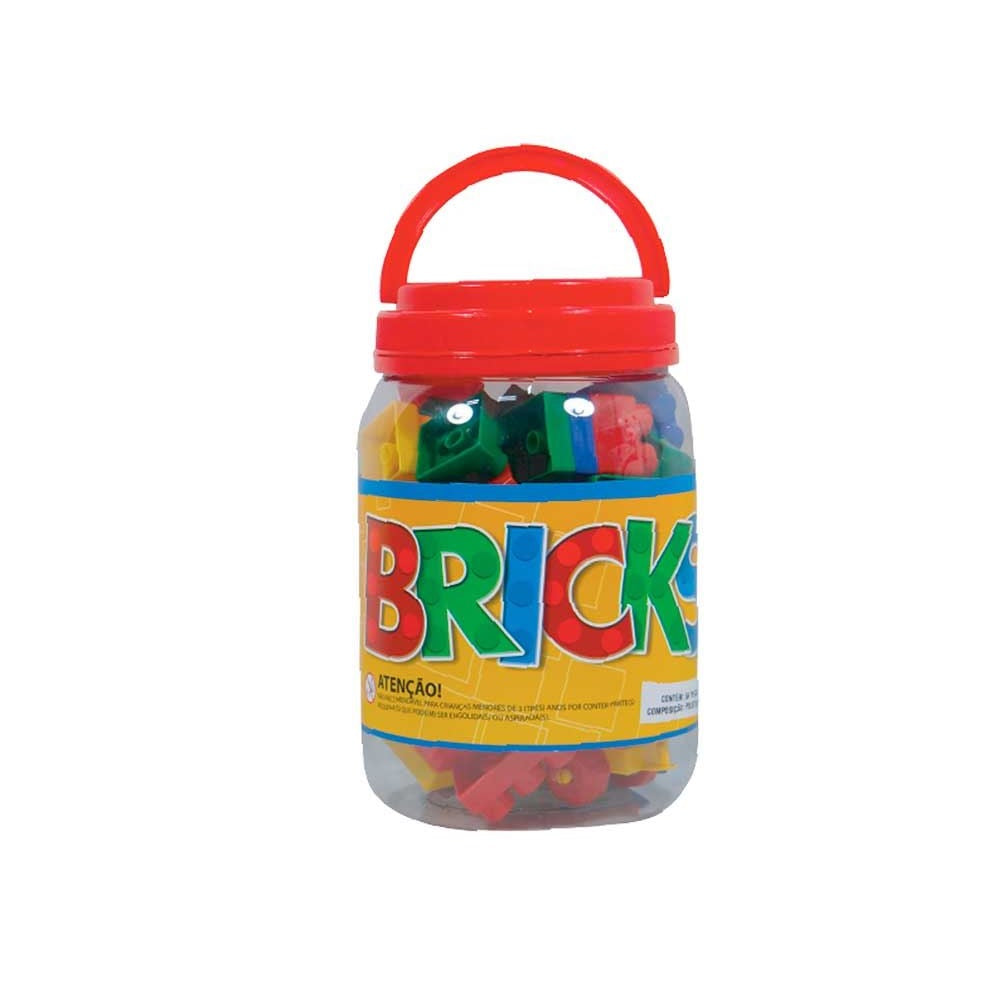 Blocos De Montar C/56 Peças - Pais & Filhos