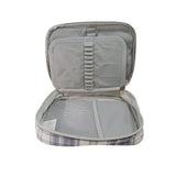 Estojo Box Xadrex com Bolso