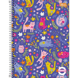 Caderno Capa Dura Universitário 1 Matéria Pepper Feminino 80 Folhas - Tilibra