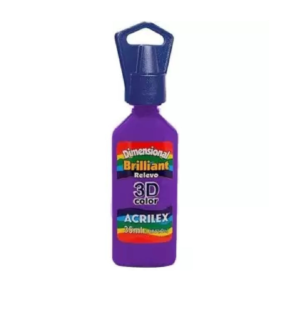 Tinta Dimensional Brilhante 3D 35 ml - Violeta