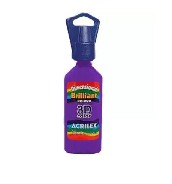 Tinta Dimensional Brilhante 3D 35 ml - Violeta