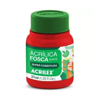 Tinta Acrilica Fosca 37ml - Vermelho
