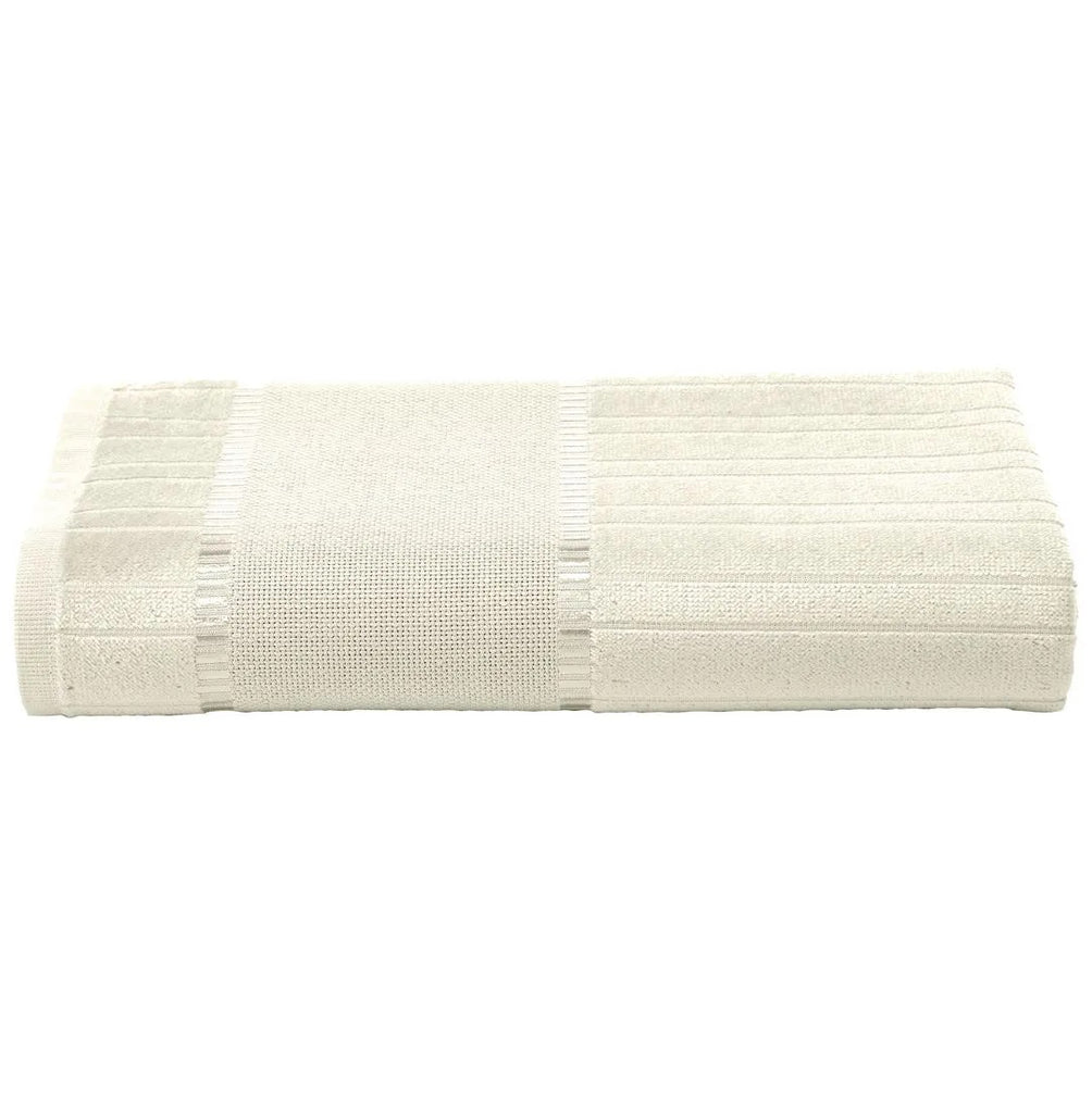 Toalha De Banho Para Bordar Dohler  - Creme