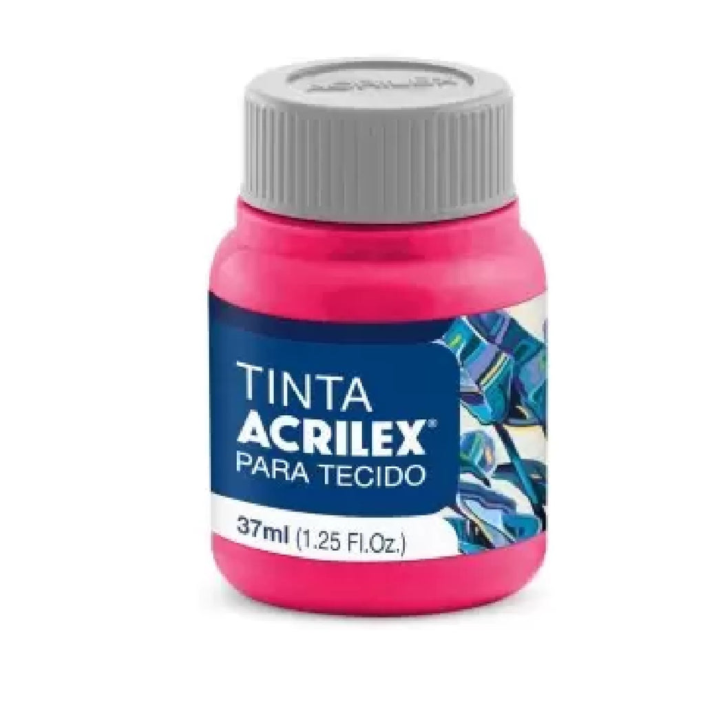 Tinta Tecido Fosca 37 ml  -  Rosa Escuro