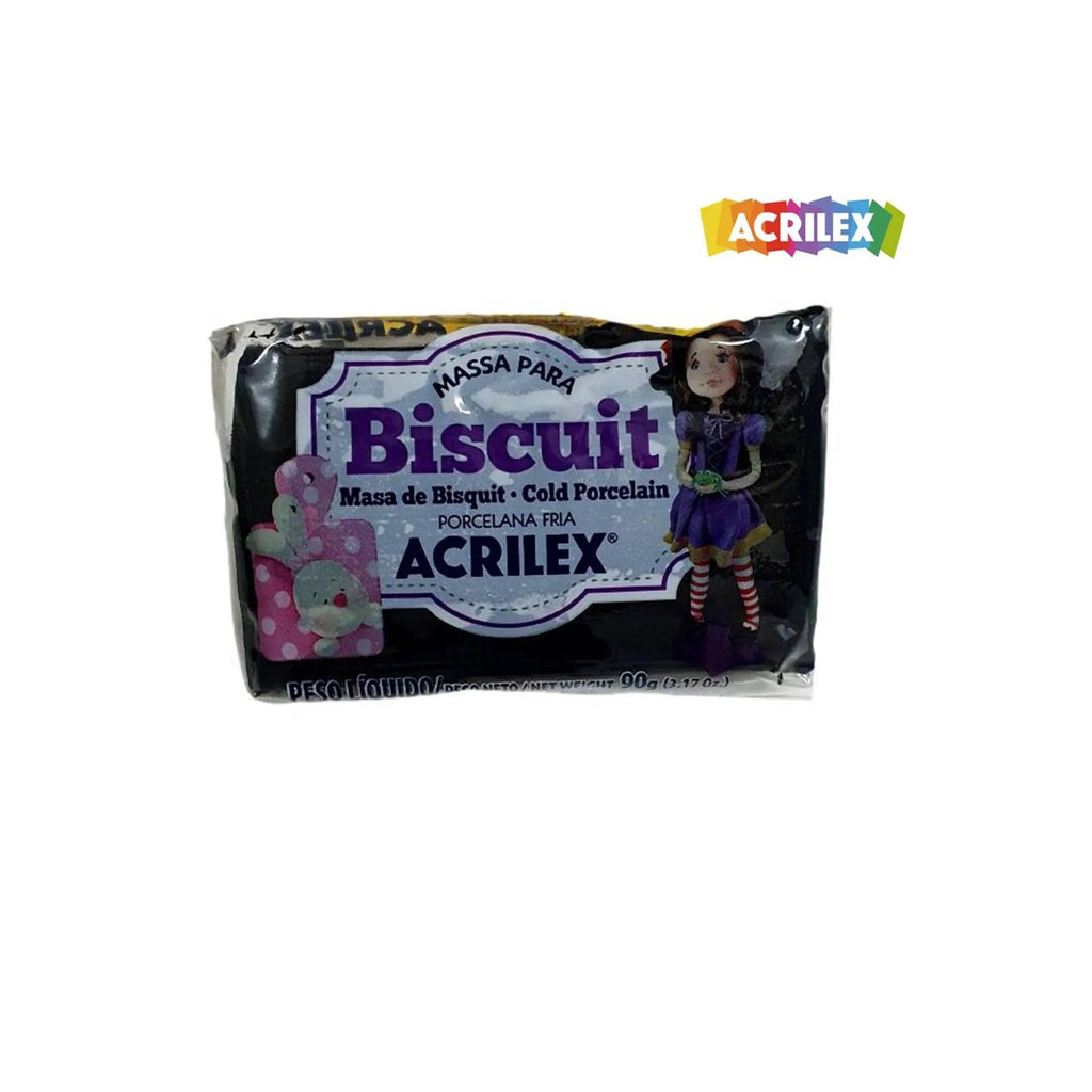 Massa para Biscuit 90g - Preto