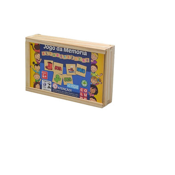 Brinquedo Educativo Jogo Da Memória Alfabetização - Pais & Filhos