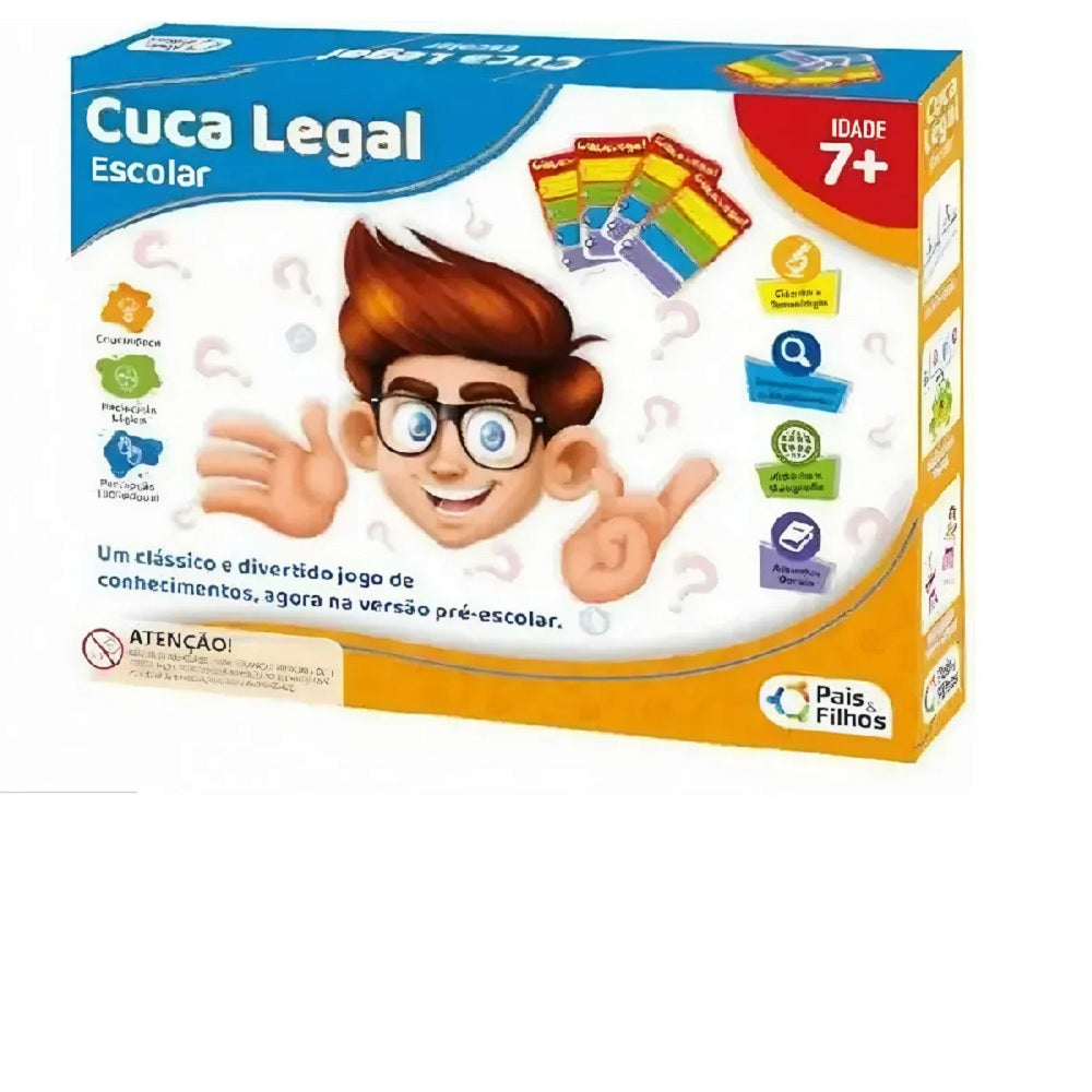 Jogo Cuca Legal Escolar- Pais & Filhos