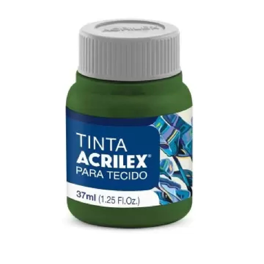 Tinta Tecido Fosca 37 ml  -  Verde Pinheiro
