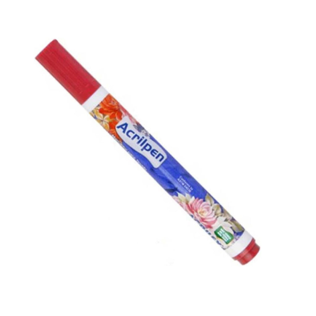 Acrilpen - Caneta para Tecido - Vermelho
