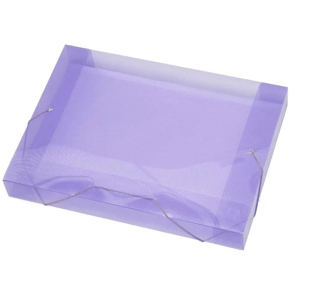 Pasta com Elástico 40mm Ofício - Lilás