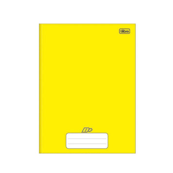 Caderno Brochura Universitário 96 fl -Amarelo