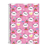 Caderno Capa Dura Universitário 1 Matéria Pepper Feminino 80 Folhas - Tilibra