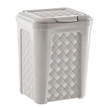 Lixeira Rattan Creme 5,0LTS - Paramount