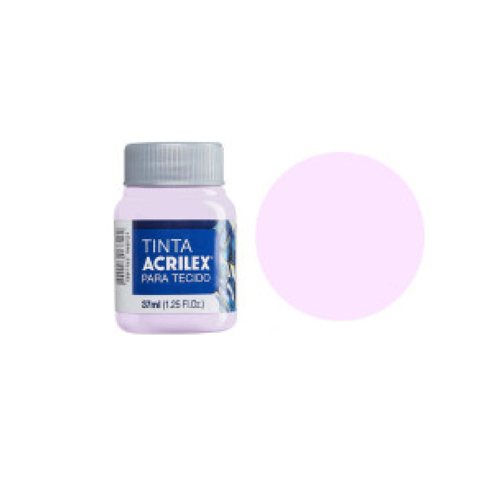 Tinta Tecido Fosca 37 ml  -  Lilás Bebê