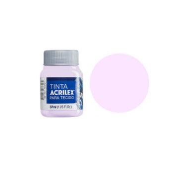 Tinta Tecido Fosca 37 ml  -  Lilás Bebê