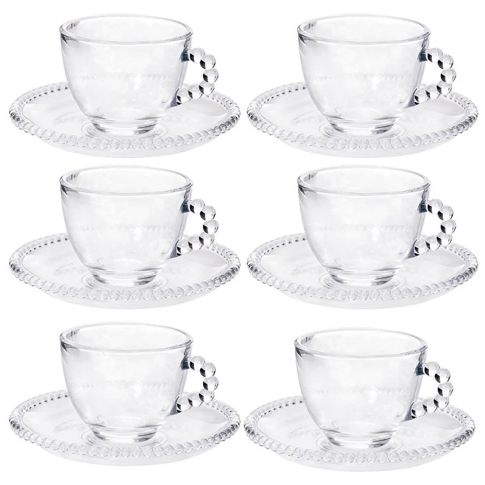 Conjunto De Xícara e Pires 90ml C/12 - Wincy