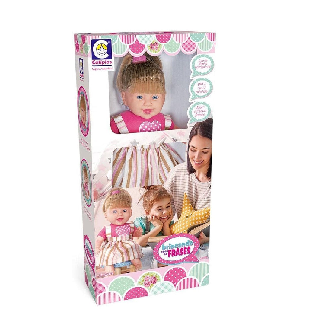 Boneca Brincando com as Frases 115 Frases