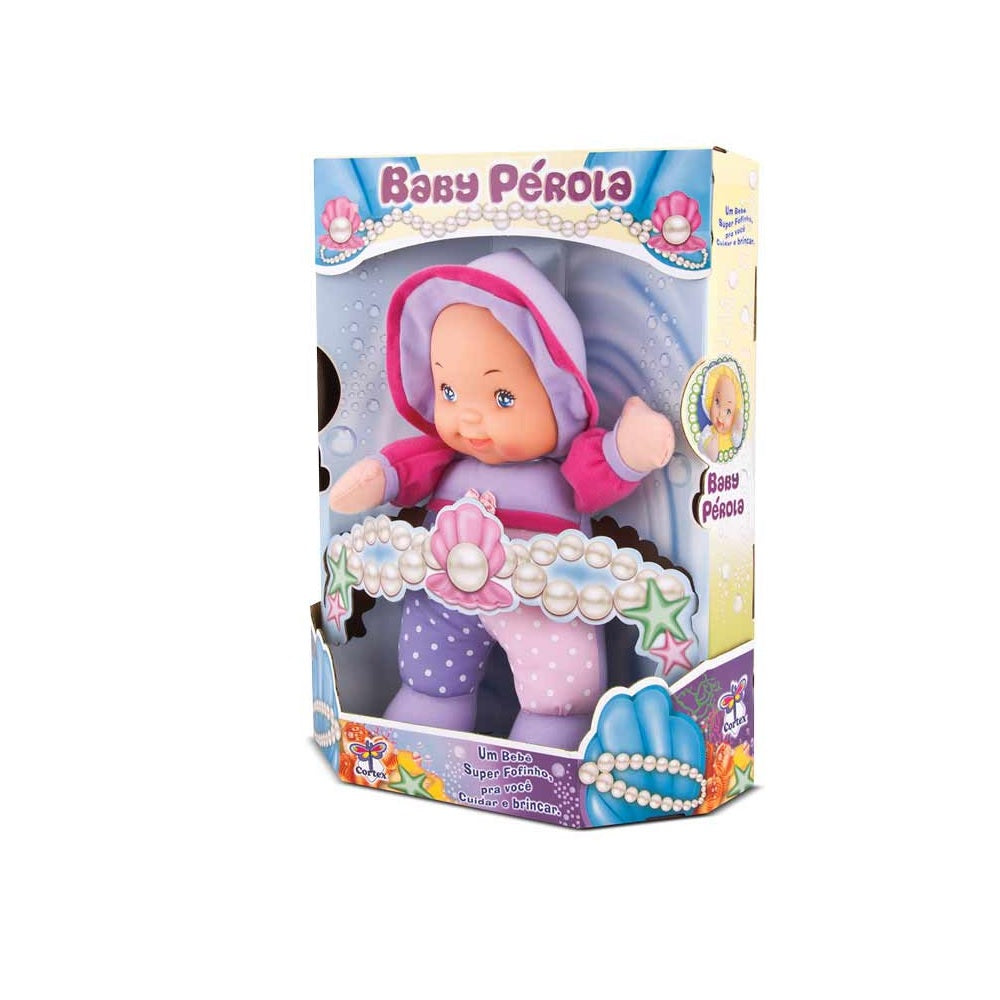 Boneca Baby Pérola Lilás - Cortex