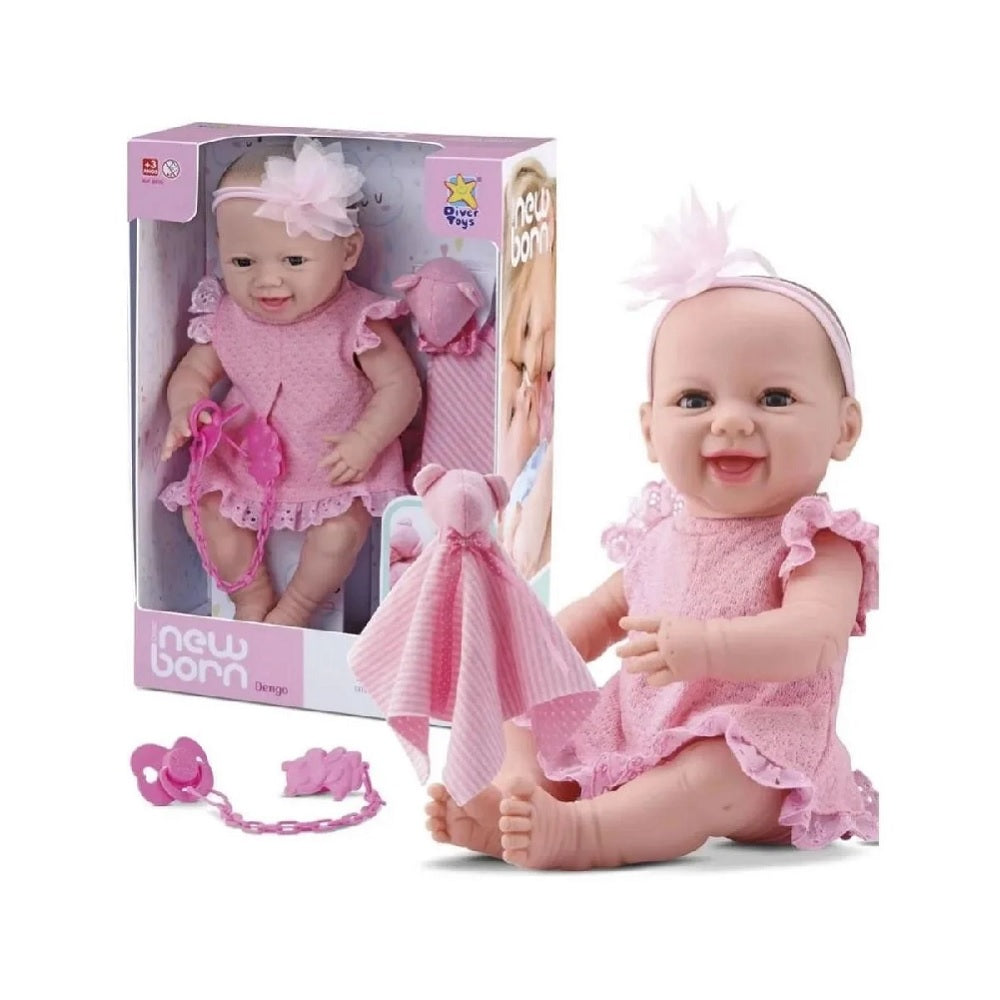 Boneca New Born Dengo - Divertoys