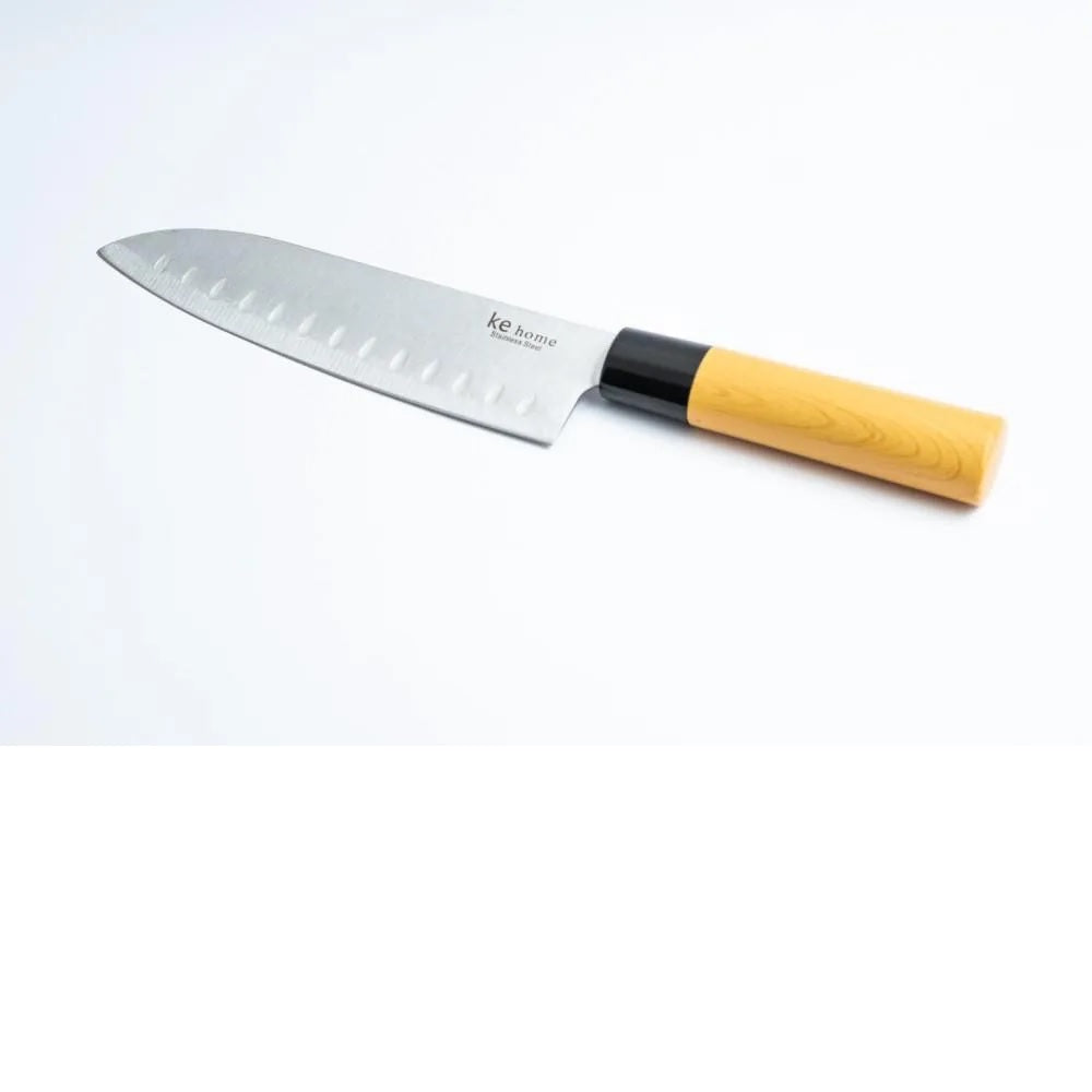 Faca Santoku Com Sucos - Ke Home