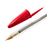 Caneta Bic Vermelha Esferográfica tradicional