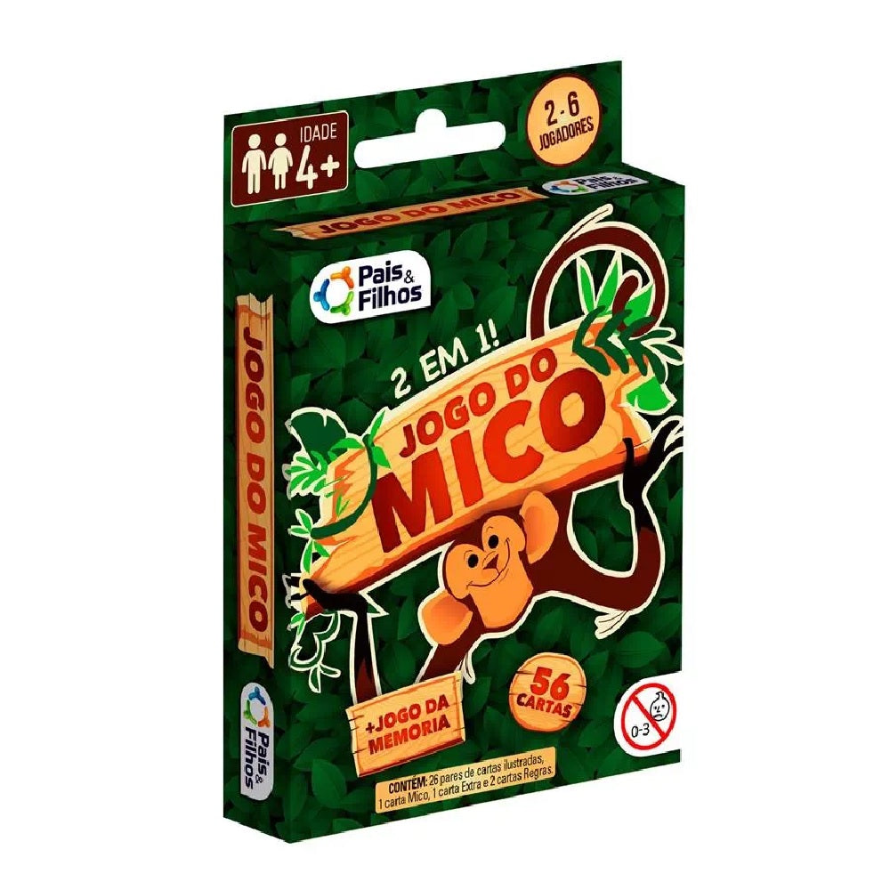 Brinquedo Jogo Do Mico 2 em 1 - Pais & Filhos