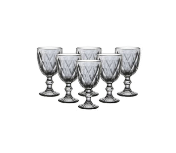 Jogo de Taças Diamond Titânio - 260 ml