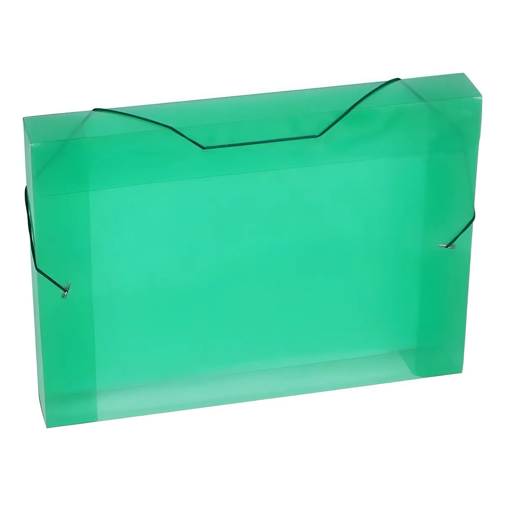 Pasta com Elástico 40mm ofício - Verde