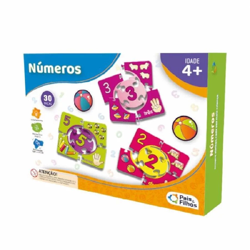 Brinquedo Educativo Números - Pais & Filhos