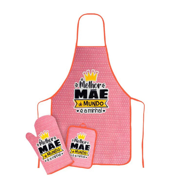 Kit Cozinha Dia das Mães 3 pçs
