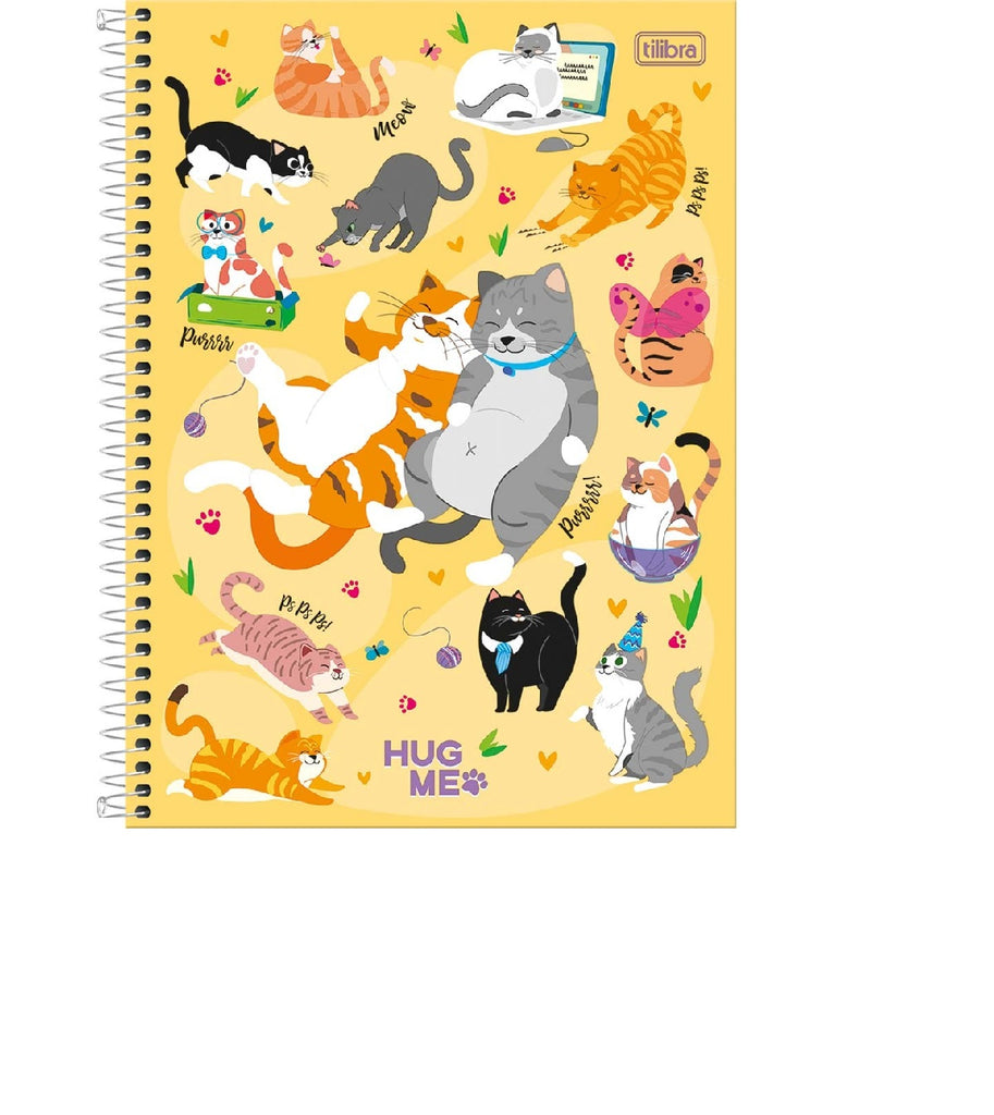 Caderno Hug Me 1 Matéria 80 Folhas - Tlibra